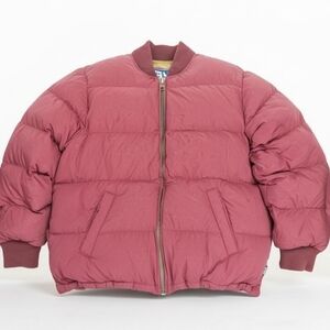 Eddie Bauer Mahogany Bomber Down Filled Puffer